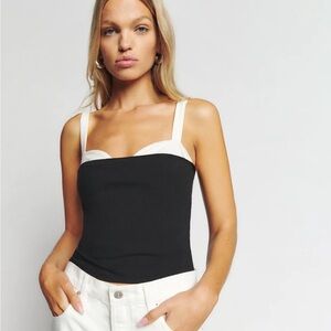 NWT Reformation Harlan Knit Top